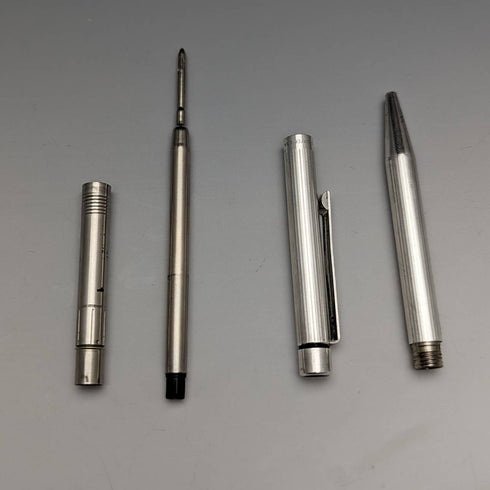 American Vintage Sheaffer Sterling Silver Ballpoint Pen with 2 Refills